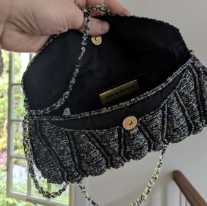 Valerie Stevens Black Beaded Clutch